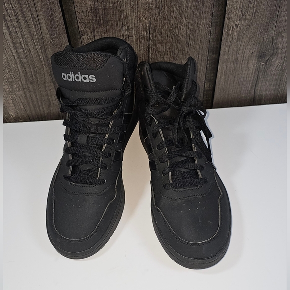 adidas Black High-Top Sneakers - Picture 2 of 9
